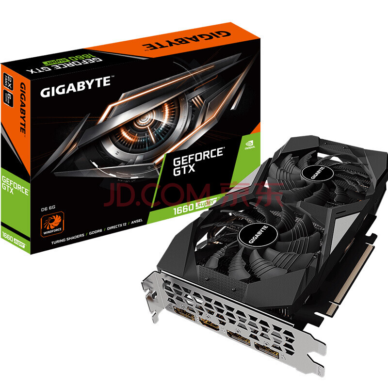 技嘉(gigabyte)gtx1660系列6g显卡gddr6电竞游戏办公家用显卡 gtx1660