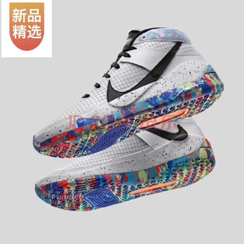 杜兰特13代篮球鞋kd13黑白12代癌实战减震气垫男战靴13代主场配色45