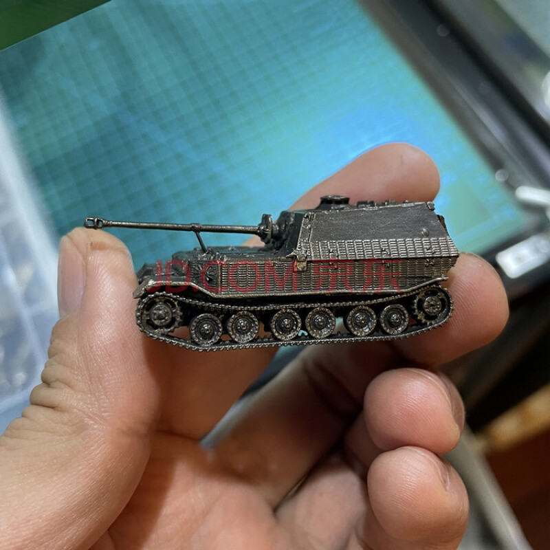 模型迷你合金e-100虎式虎王谢尔曼黑豹鼠式二战 象式坦克歼击车-做旧