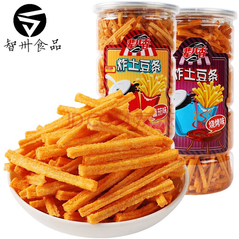 炸土豆条【烧烤味】180g/桶