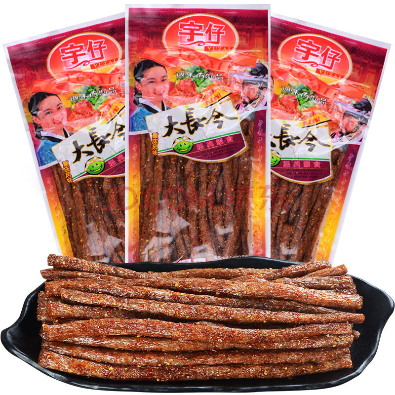 宇仔大长今辣条220g/袋 麻辣大长筋儿时味湖南面筋重庆风味零食品