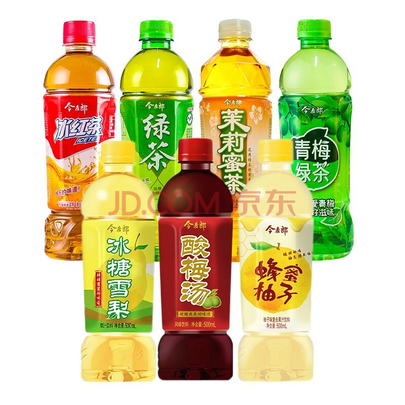 今麦郎茶饮料冰红茶/蜂蜜柚子/冰糖雪梨/酸梅汤/茉莉蜜茶500ml*8瓶装