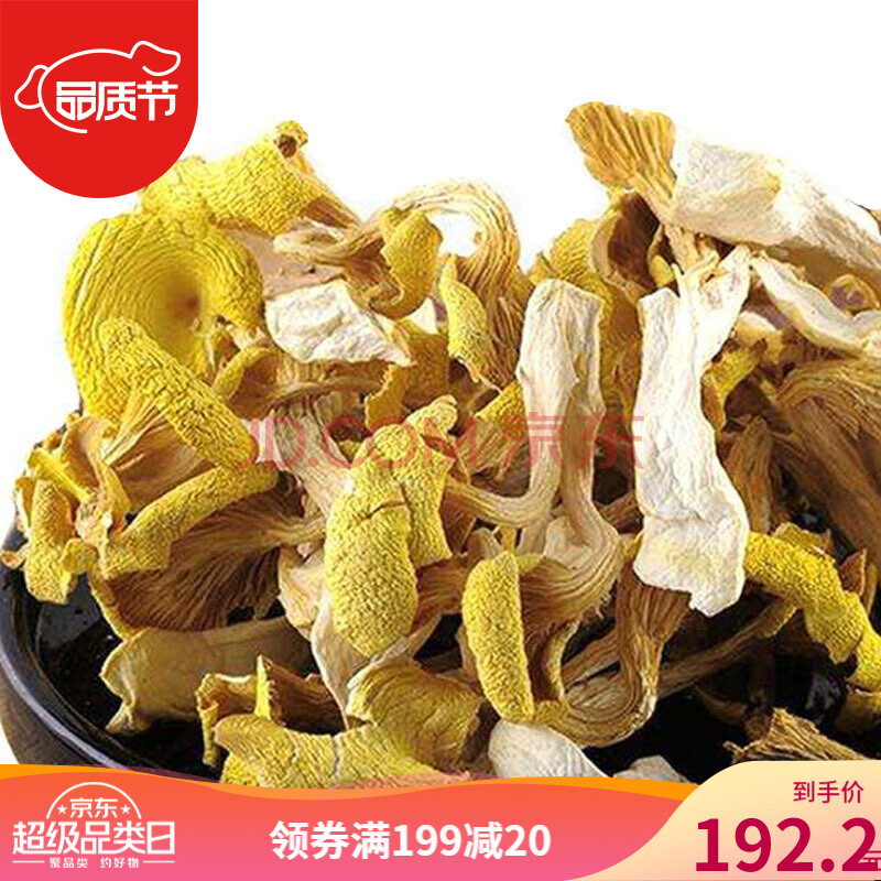 鸡油菌干货云南特产500g黄丝菌山珍黄蘑菇干香菇黄金菇榆黄菇年货