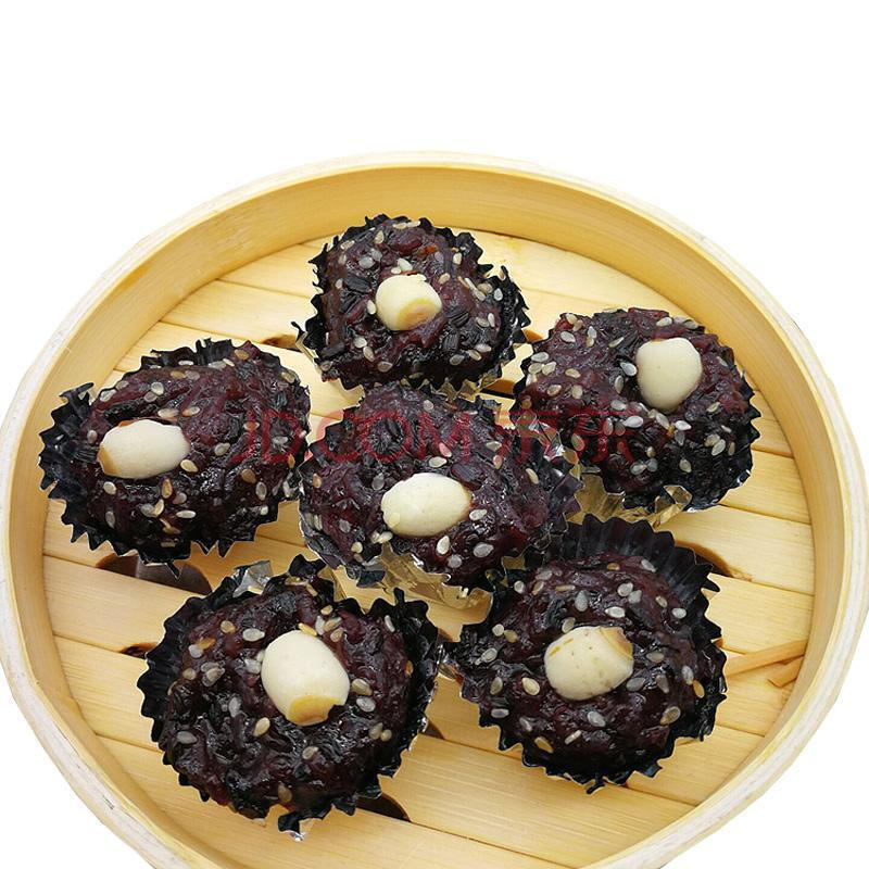 黑糯米糕粗粮老人传统糕点早餐点心零食办公室代餐食品12粒/袋网红