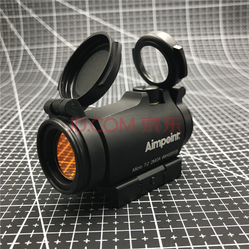 aimpoint t2瞄准镜 户外红点红膜虹膜 胶合t2全息瞄 ar瞄准器 t2低基