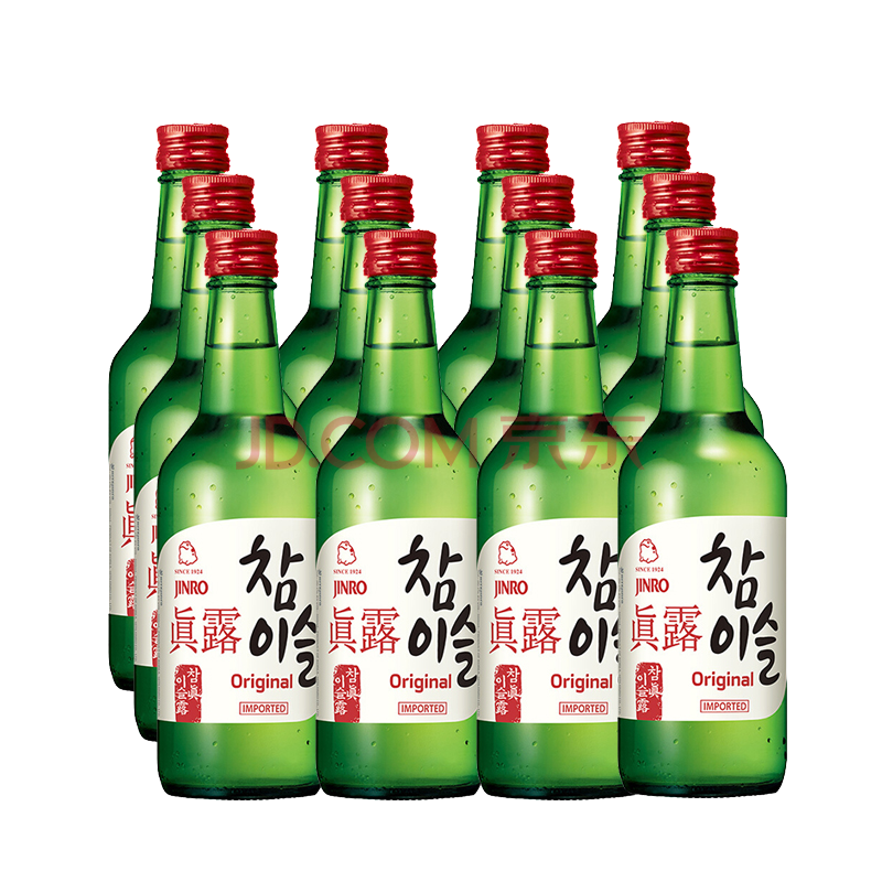 烧酒利口酒低度葡萄草莓西柚李子果味酒少女水果酒微醺12瓶 老真露*12