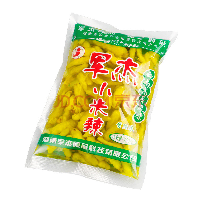 湖南军杰小米辣调料包餐饮专用泡椒调味包750g/袋辣椒酱 100g*3袋/组