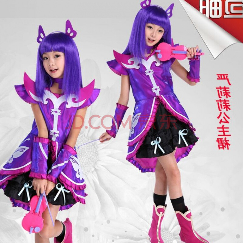 衣服小乔家巴啦啦小魔仙衣服 cos服严莉莉黑魔仙套装cosplay服装女新