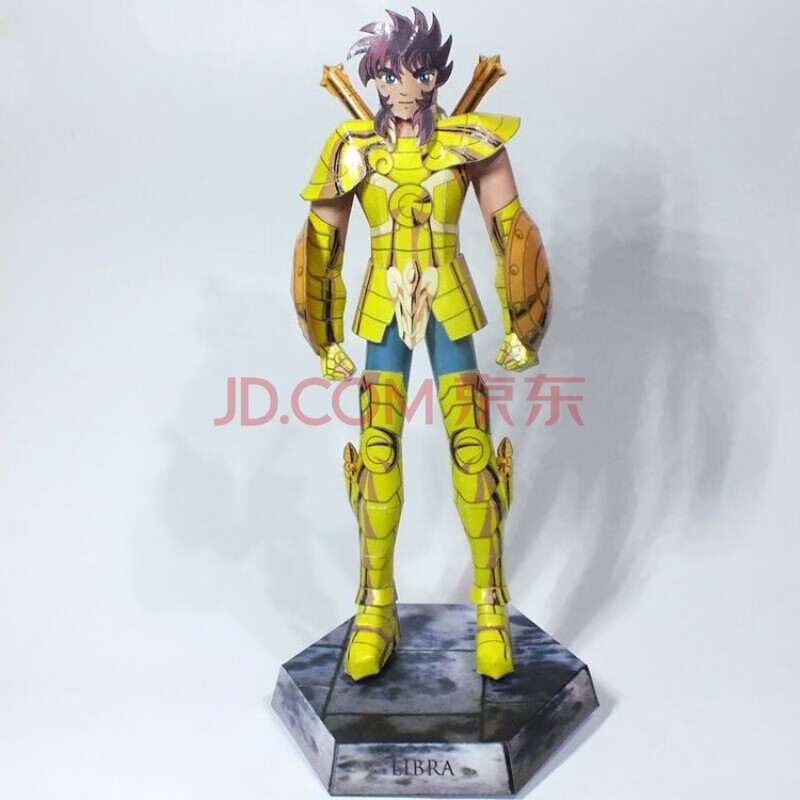 xq十二黄金圣斗士合集3d纸模型diy手工玩具摆装饰 天秤座