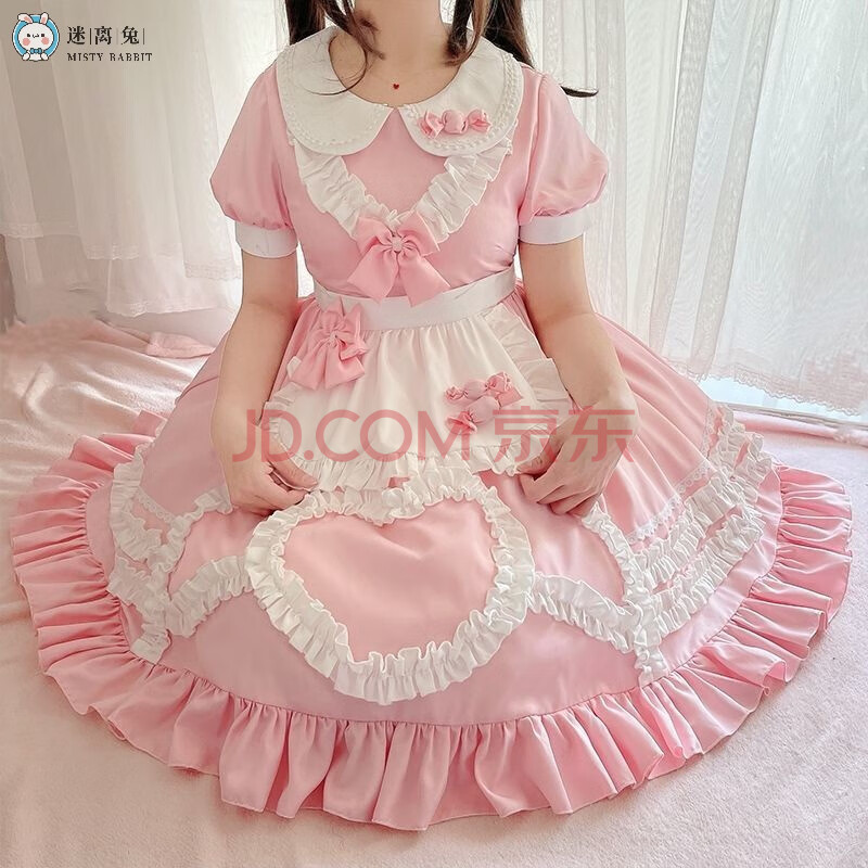 洛丽塔日本软妹女仆装lolita少女连衣裙萌妹可爱丽丝cos短袖洋气公主