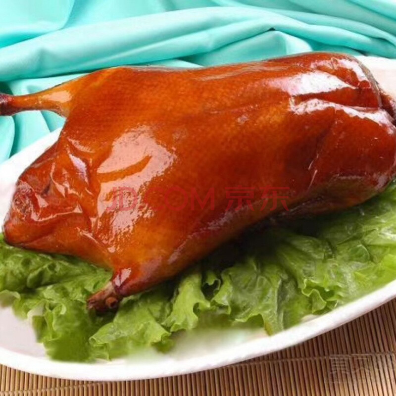 果木炭火脆皮烤鸭整只600-700克北京风味熟食烤鸭五香