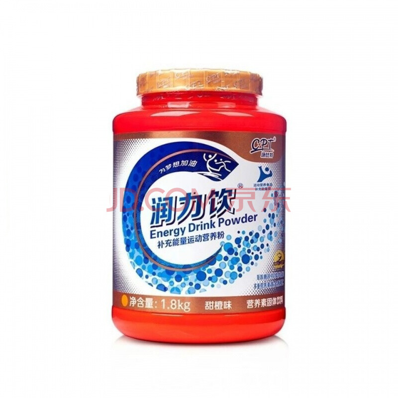 康比特润力饮 1800g 体育考试运动固体饮料冲剂能量电解质 甜橙口味