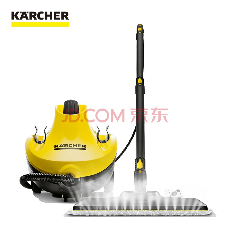 karcher卡赫蒸汽拖把 多功能高温蒸汽杀菌清洁机 家用拖地机擦地机
