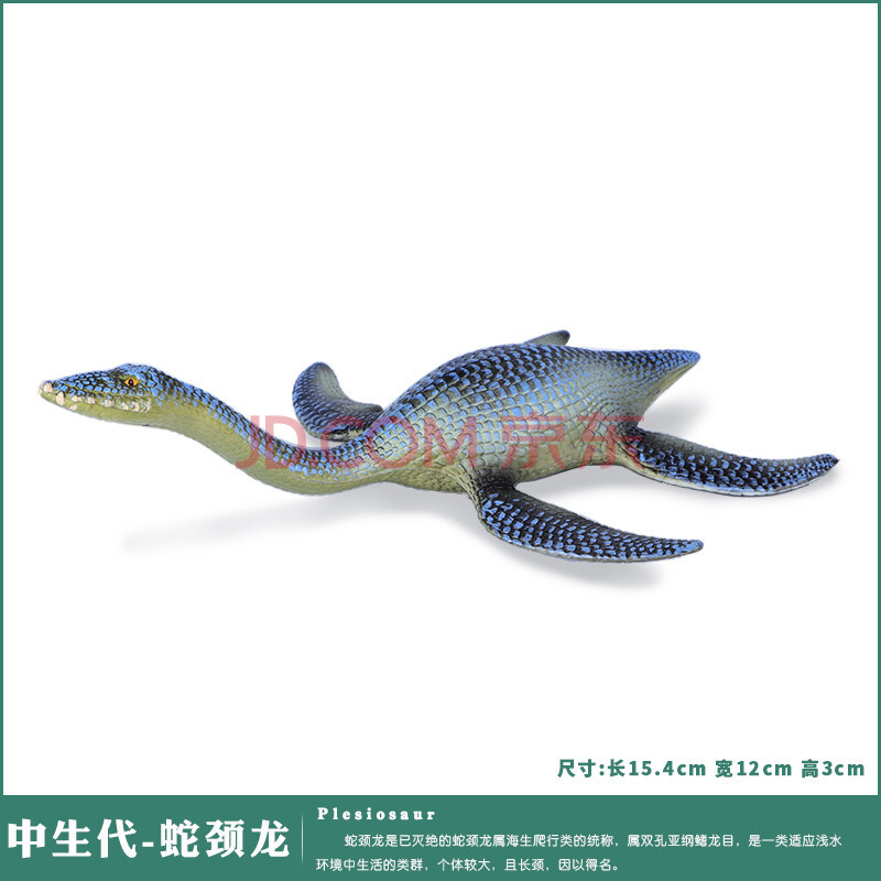 仿真远古海洋沧龙玩具恐龙模型邓氏鱼蛇颈鱼龙滑齿苍龙儿童男礼物