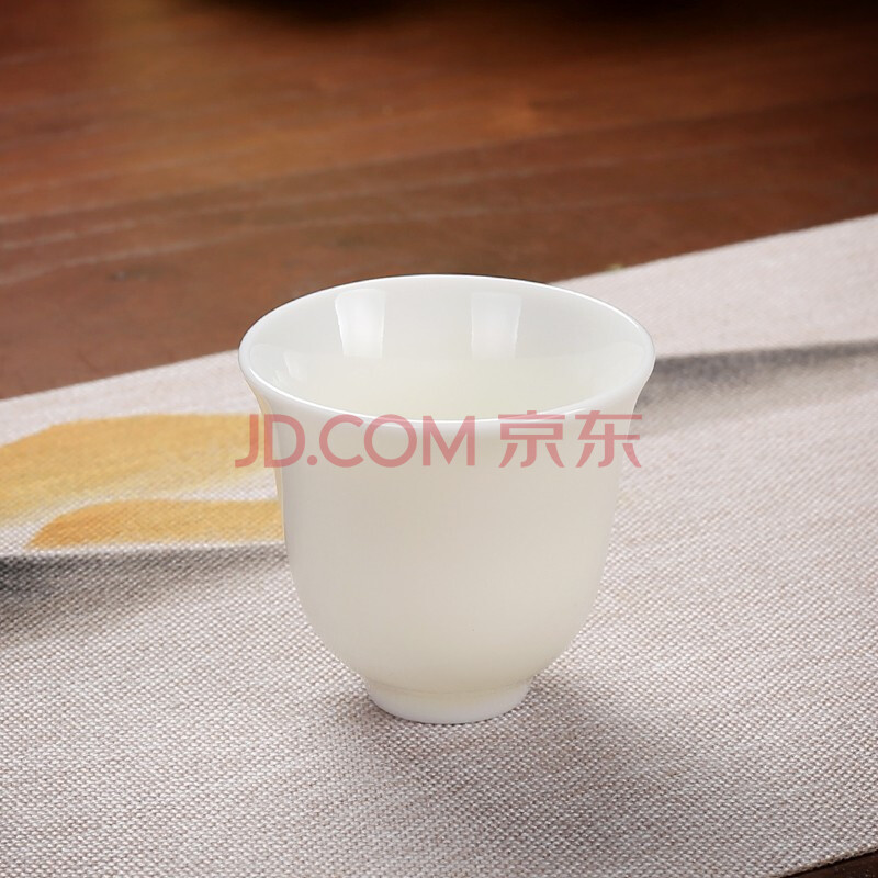 杰艺陶瓷功夫茶品茗杯羊脂玉茶杯盖碗茶壶茶盏过滤公道杯泡茶主人单杯