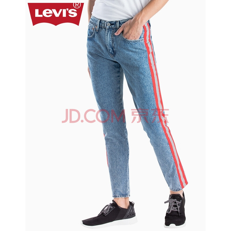 levi"s李维斯经典五袋款系列男士512修身锥型球鞋牛仔裤28833-0306 浅