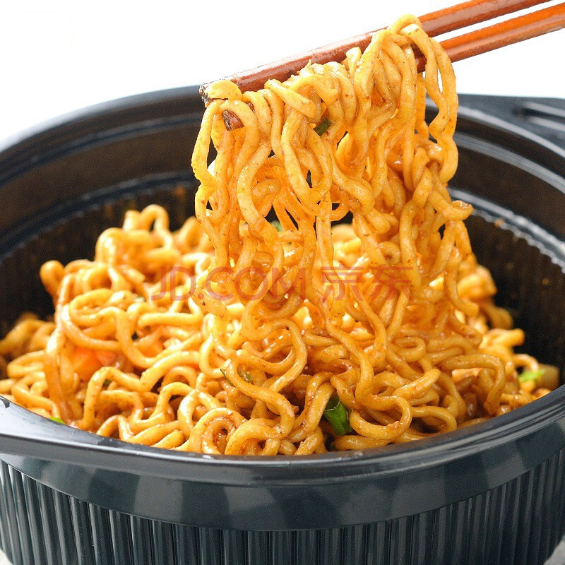国华武汉热干面12碗装拌面速食整箱方便面批发 热干面香辣味130g碗*