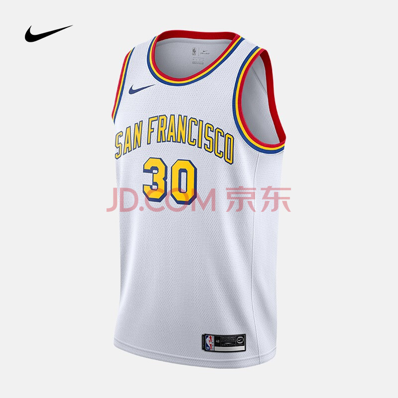 耐克金州勇士队男子球衣nike classicedition nba swingman bq8108 bq