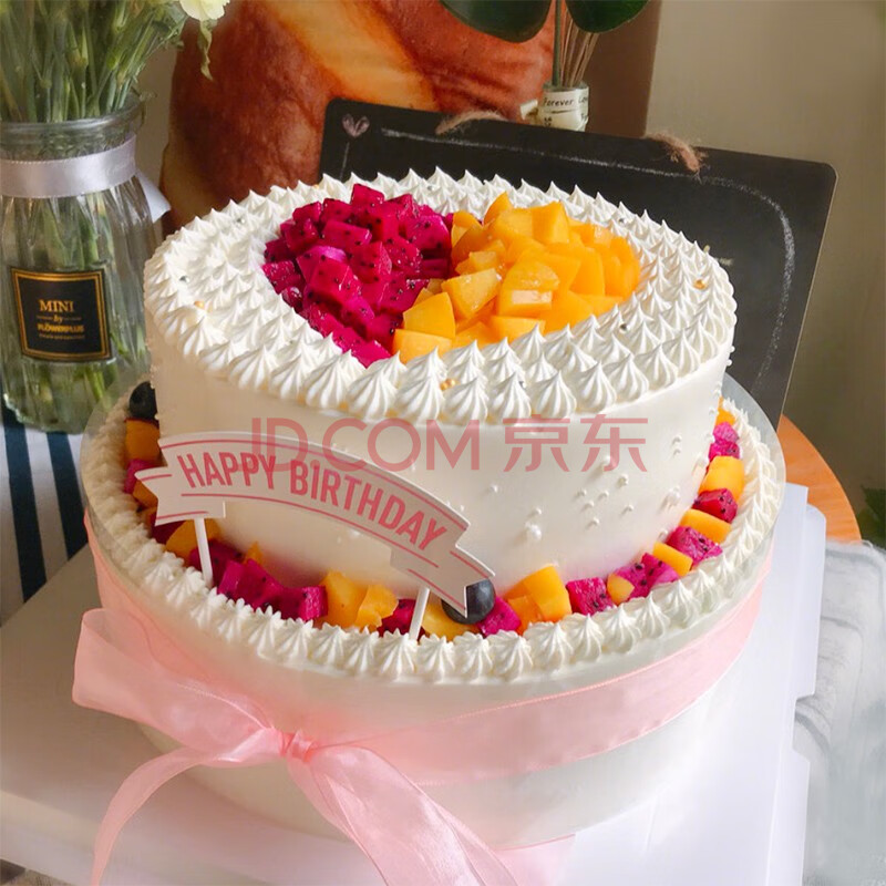 预定蛋糕生日蛋糕水果双层多层祝寿老人父母庆祝开业庆典上海广州深圳