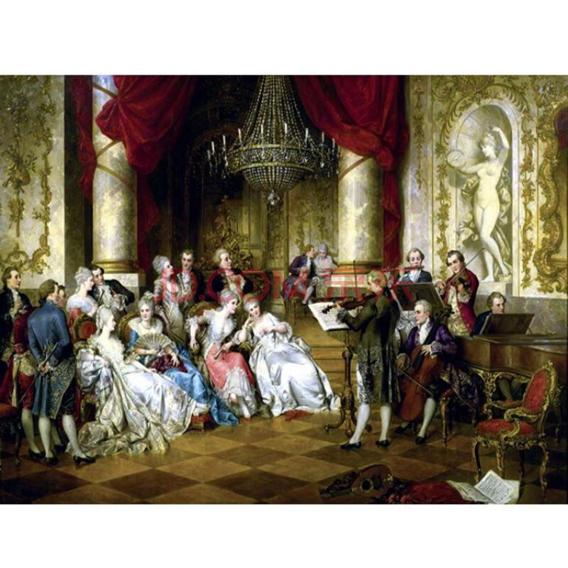 【好店】欧式人物油画芯喷绘世界名画卧室壁画客厅挂画欧洲宫廷人物
