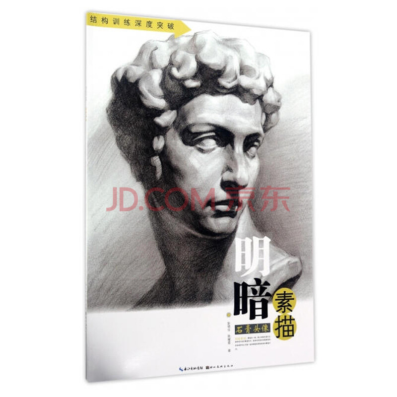 明暗素描石膏头像结构训练深度突破美术绘画书籍技法结构联考校考临摹