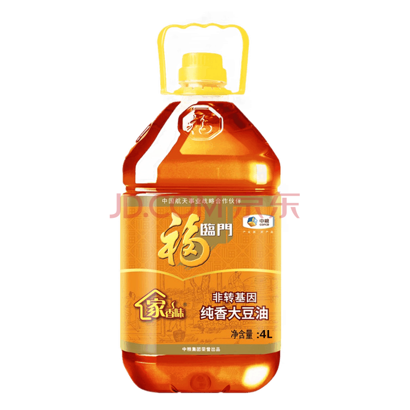 福临门非转纯香大豆油4l