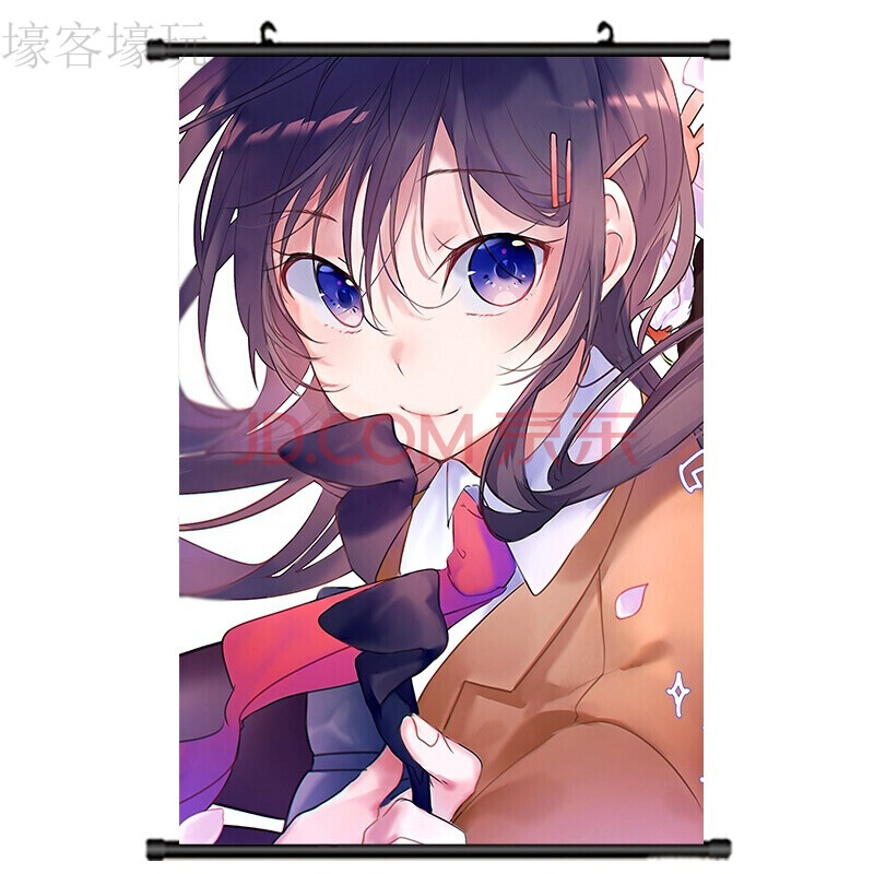 青春期笨蛋不做兔女郎学姐的梦周边海报樱岛麻衣动漫挂画卷轴布画二