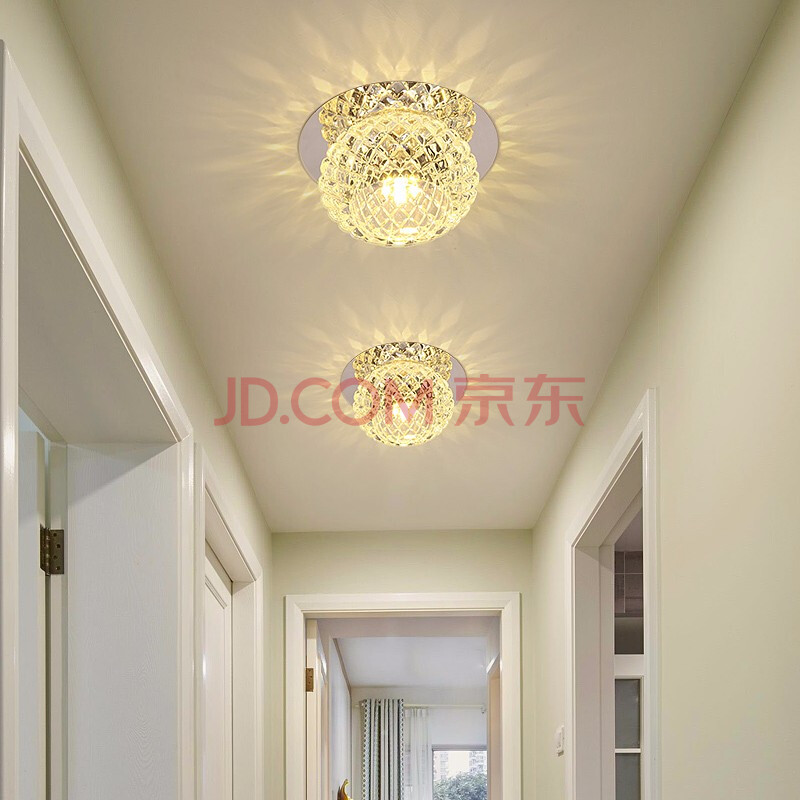 led吸顶灯过道灯门厅走廊入户灯具 需要明装或暗装请备注!