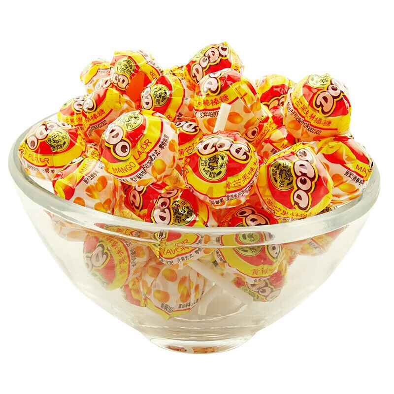 徐福记 鲜菠萝草莓水果草莓牛味棒棒糖 散装 1500g 硬质糖果 喜糖休闲