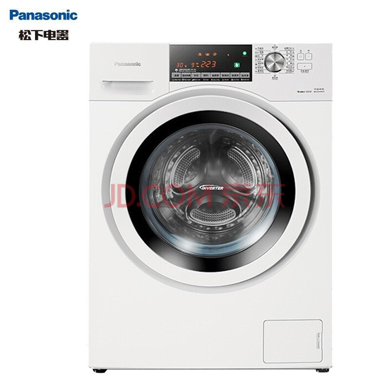 松下(panasonic)10公斤全自动滚筒洗衣机变频 羽绒服洗泡沫净56cm薄