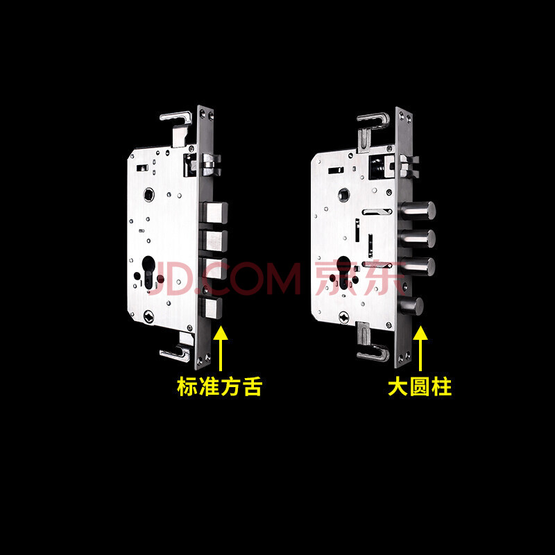 定做 盗锁304不锈钢盗门锁套装锁具家用锁大门锁体把手 45-55mm 左内