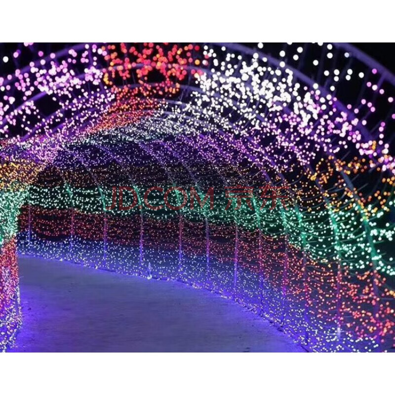 led彩灯闪灯串灯满天星星灯户外防水树灯家用过年七彩