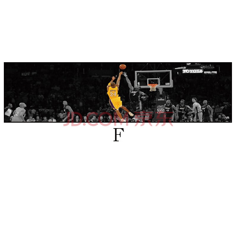 帝品画业kobe海报球衣挂画球星kobe壁画巨幅卧室床头nba明星kobe蜕变