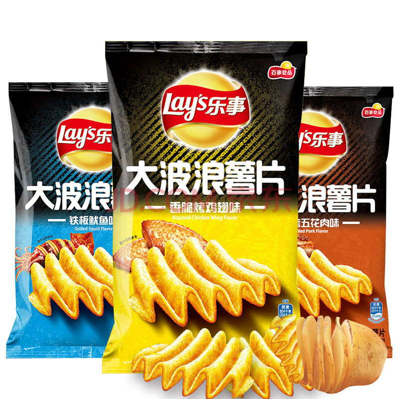 三只松鼠(three squirrels 良品铺子 乐事(lay's 可比克 好丽友