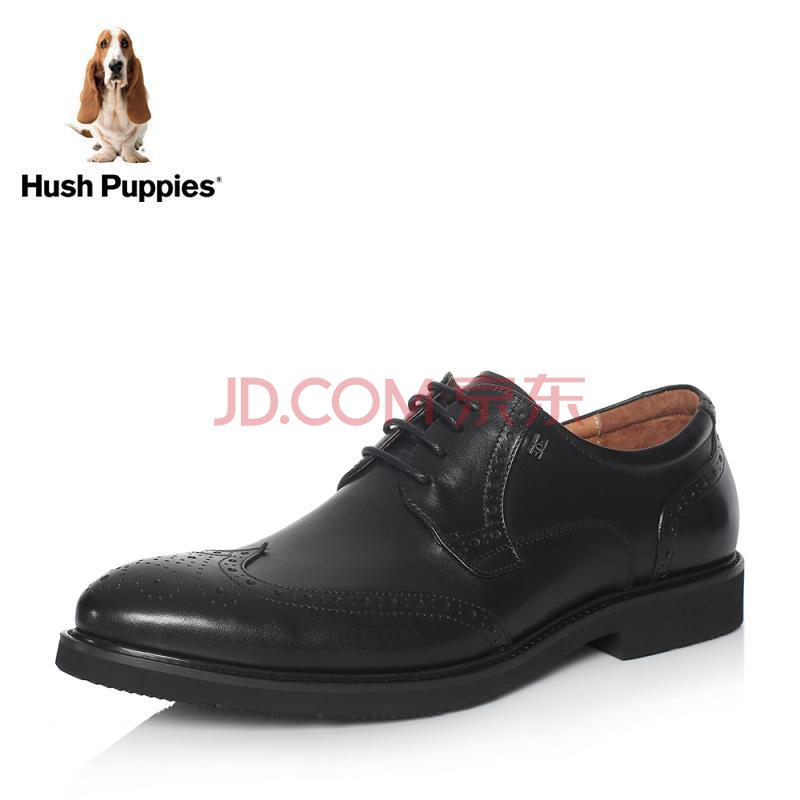 Hush Puppies/Ͼ²½Ê¿2018´º×¨¹ñͬ¿îţƤµñ»¨ÉÌÎñÕý×°ÄÐÆ¤Ð¬B1B08AM8 ºÚÉ« 40