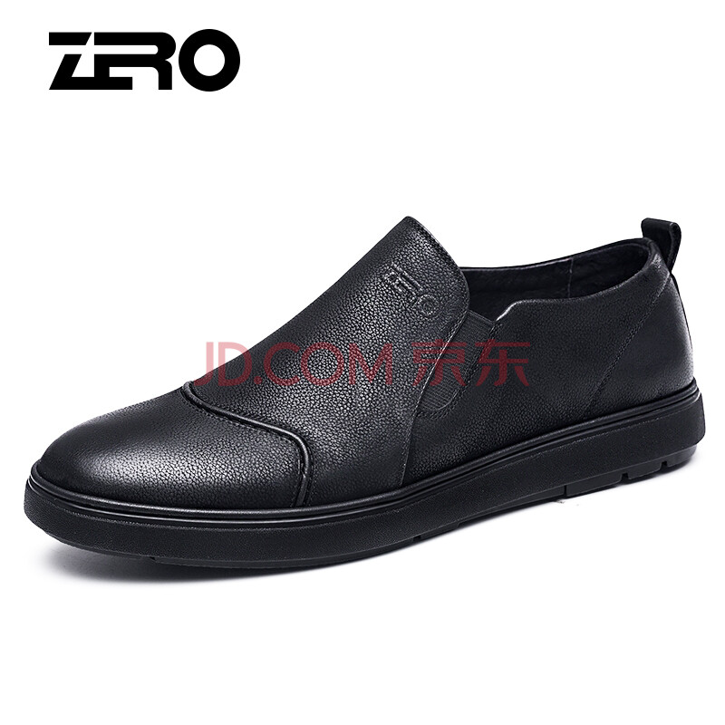 ZeroÒâ´óÀûÁã¶ÈÉÌÎñƤЬ2018´º¼¾Ð¿îÄÐЬͷ²ãĥɰţƤÌ×½ÅÊæÊÊÄÐÊ¿ÐÝÏÐЬ ºÚÉ« 42£¨260£©