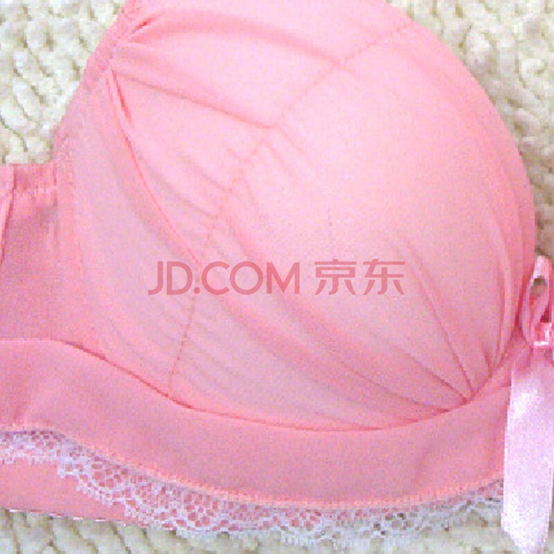 达梵亚(dfy)新款蝴蝶结蕾丝三排扣少女文胸套装 中厚