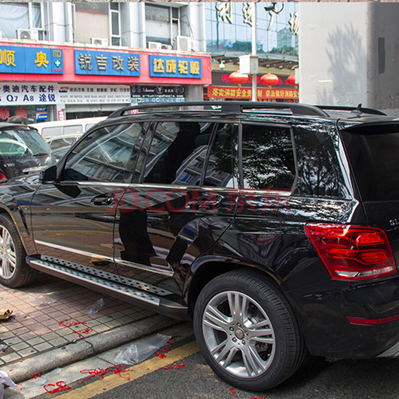 智然界 奔驰glk300车身亮饰条 glk260门边亮饰条 门板饰条glk260改装