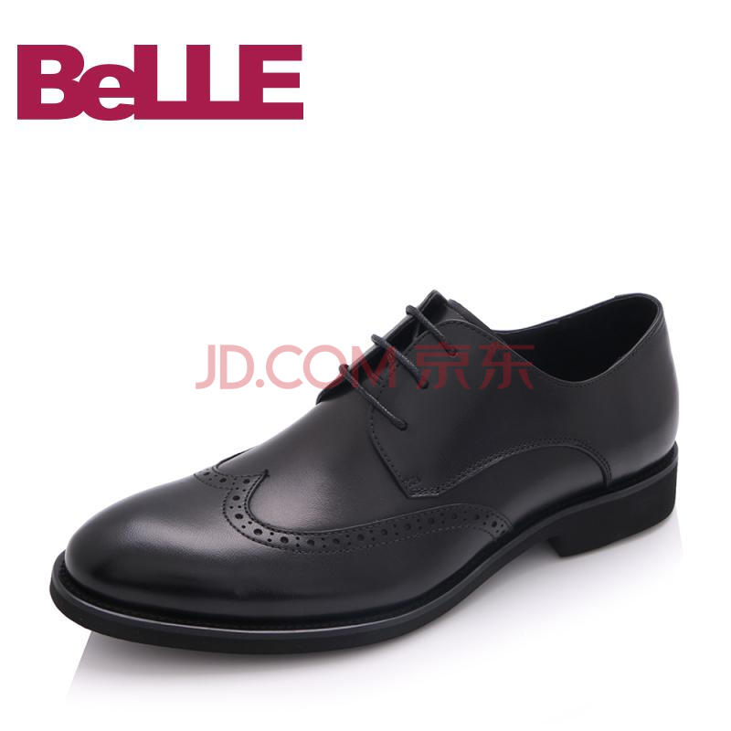 Belle/°ÙÀö2018´º¼¾ÐÂÆ·Å£Æ¤ÉÌÎñÕý×°ÄÐÆ¤Ð¬»éЬ09835AM8 ºÚÉ« 40