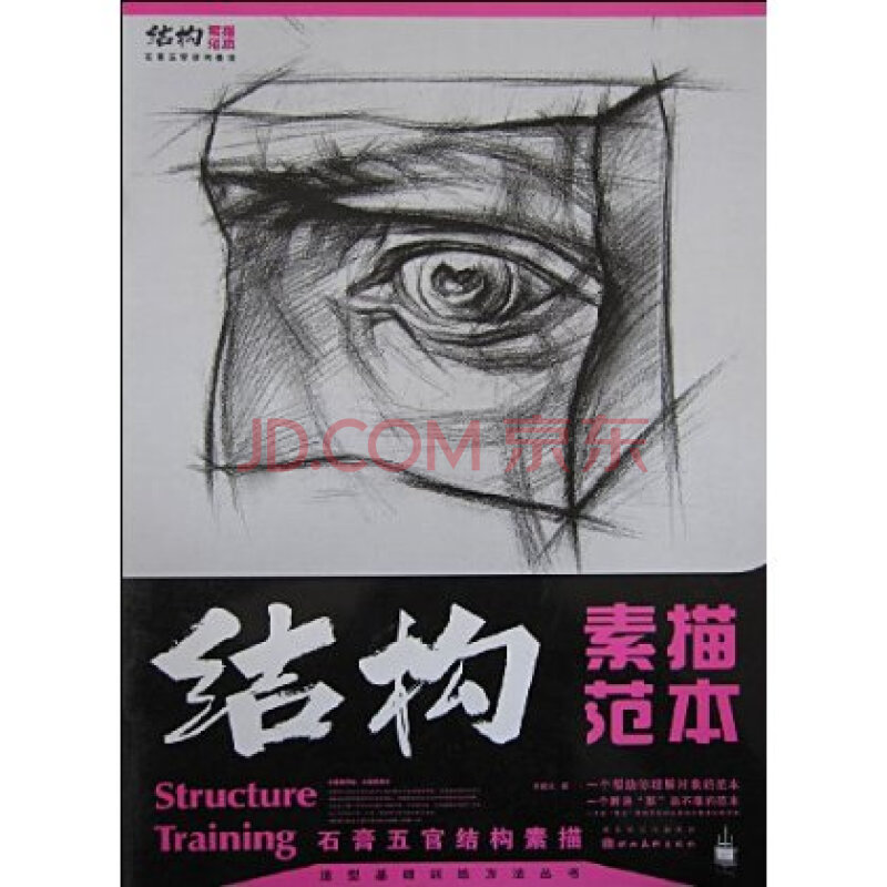 结构素描范本石膏头像结构素描 李建文 9787539418285