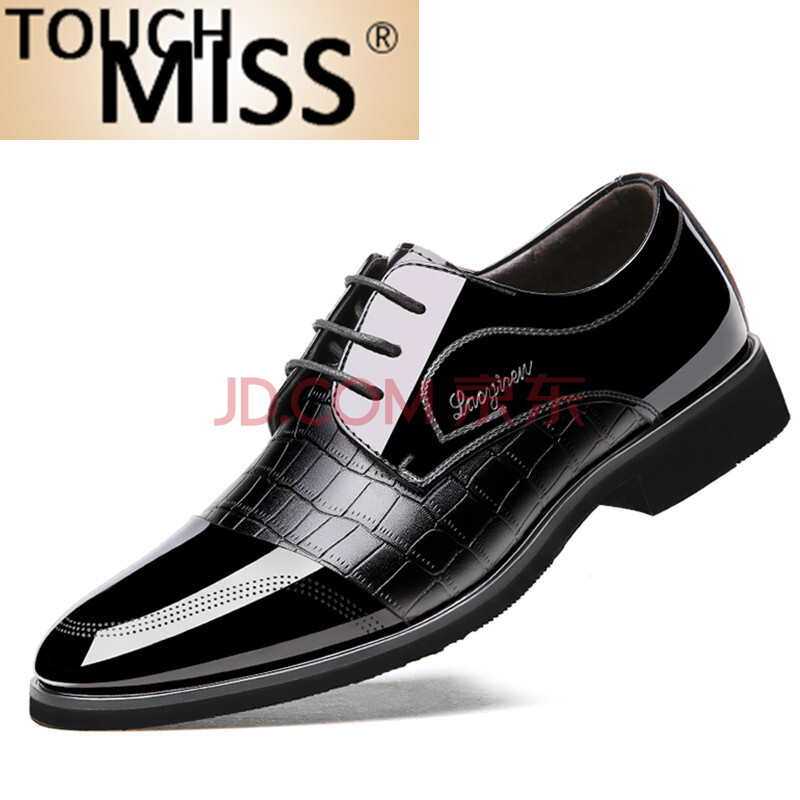 Ëþ³ÛÃÜ˾£¨TOUCH MISS£©Ïᆵ¤Ð¬ÄÐʿпîÉÌÎñÕý×°Ó¢Â×ÕæÆ¤Æ¤Ð¬»éÐ¬Í¸Æø¼âͷţƤÄÐЬ ºÚÉ« 44£¨¶¨½ð100£¬Ïµ¥ÁªÏµ¿Í·þ²¹Æëβ¿î£©