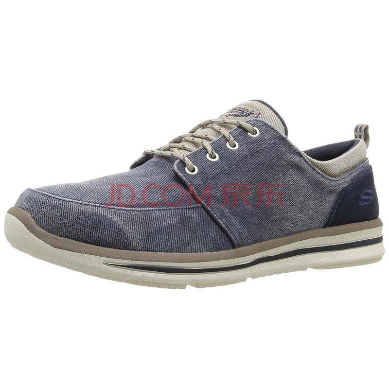 È«Çò¹º È«Çò¹ºË¹¿ÆæSkechersÄпîÈÕ³£ÐÝÏÐÔ˶¯Ð¬ USADoren Alwen Navy Natural ±ê×¼41/US8