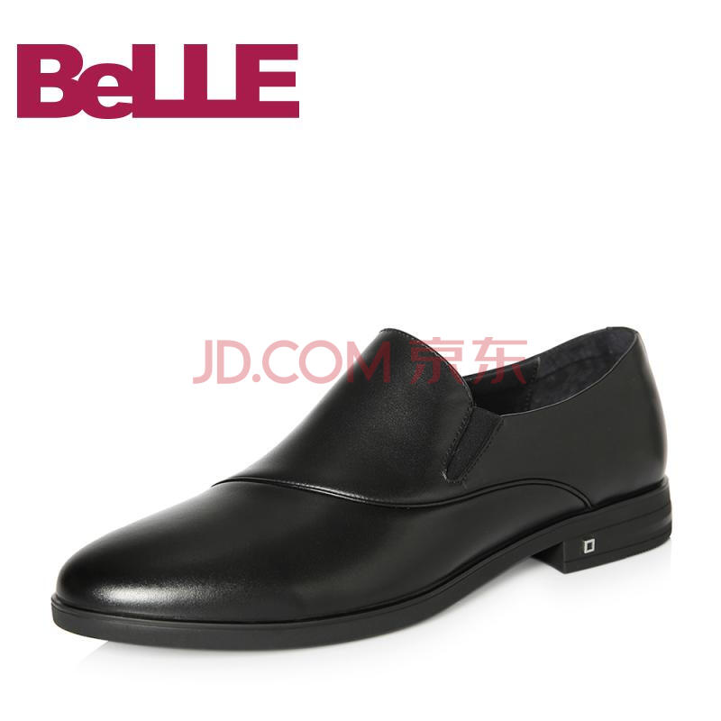 Belle/°ÙÀö2018´º¼¾ÐÂÆ·×¨¹ñͬ¿îţƤÄмòÔ¼ÉÌÎñÌ׽ŷ½¸úµ¥Æ¤Ð¬»éЬ5QA02AM8 ºÚÉ« 39