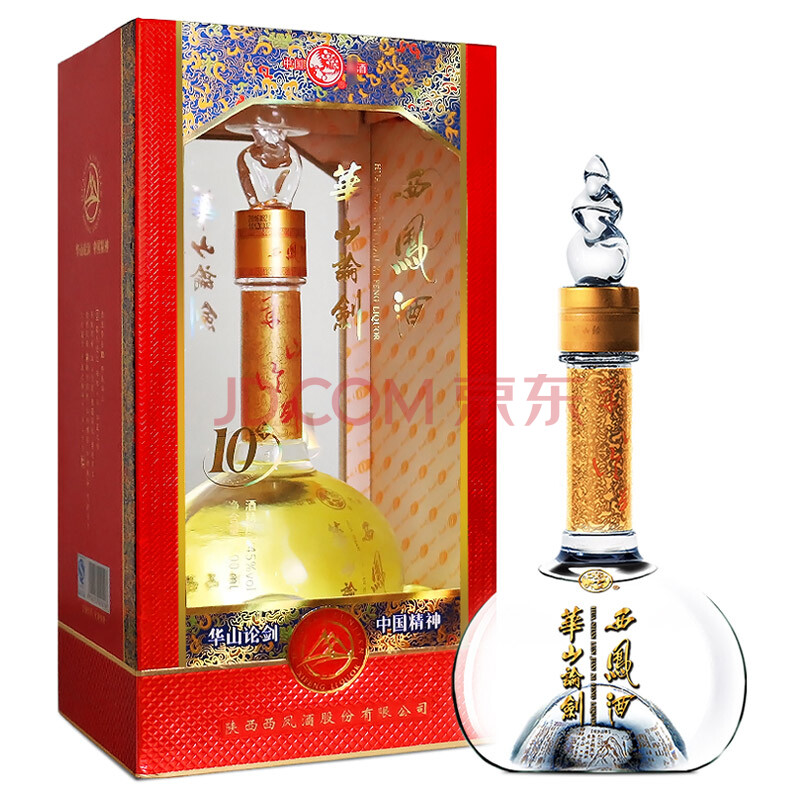 Î÷·ï »ªÉ½ÂÛ½£10Äê³ÂÄð 45¶È µ¥Æ¿×°°×¾Æ 500ml ¿Ú¸Ð·ïÏãÐÍ