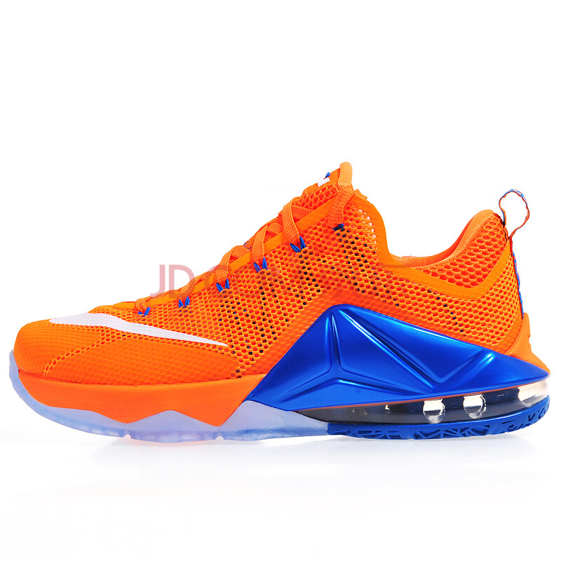 耐克nike lebron xii low 詹姆斯12代 低帮男子篮球鞋 724558 亮橘838