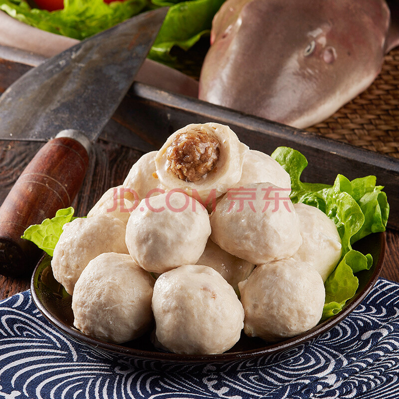 廈門特產 邵子牙包心魚丸 鼓浪嶼特產 手打超Q好吃 包心魚丸500g
