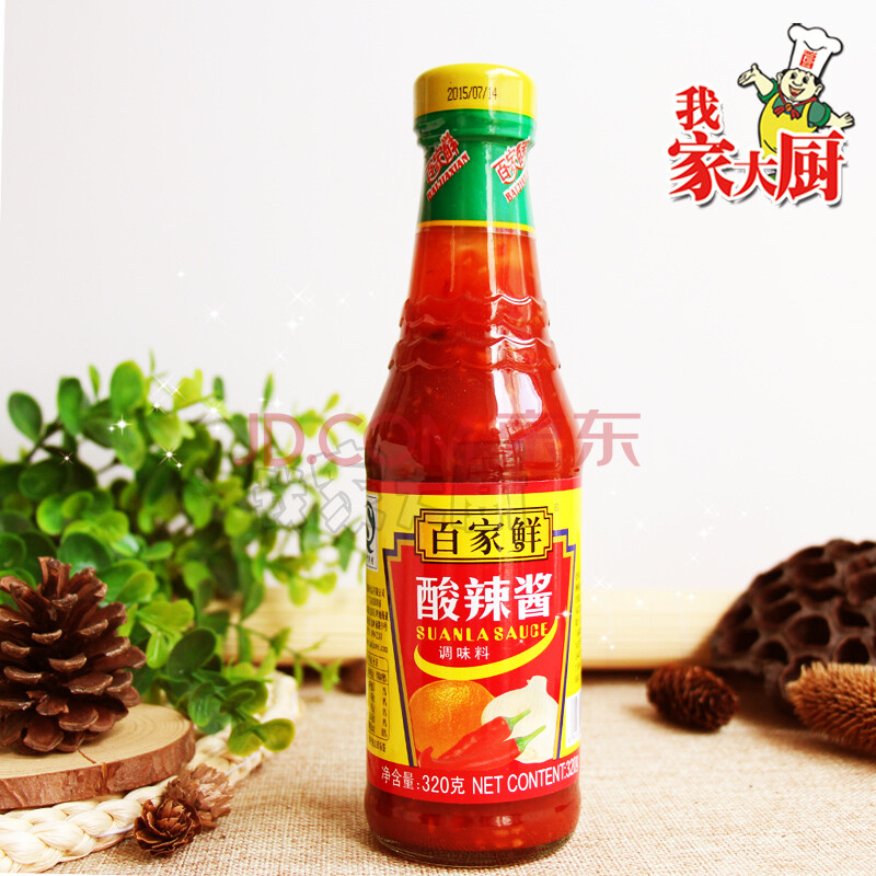 百家鲜酸辣酱320克