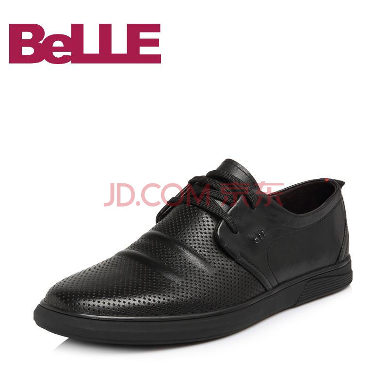 Belle/°ÙÀö2018ÏÄÐÂÆ·×¨¹ñͬ¿îÓÍÆ¤Å£Æ¤¸ïÉÌÎñÐÝÏÐÄÐÆ¤Ð¬ B1517BM8 ºÚÉ« 42