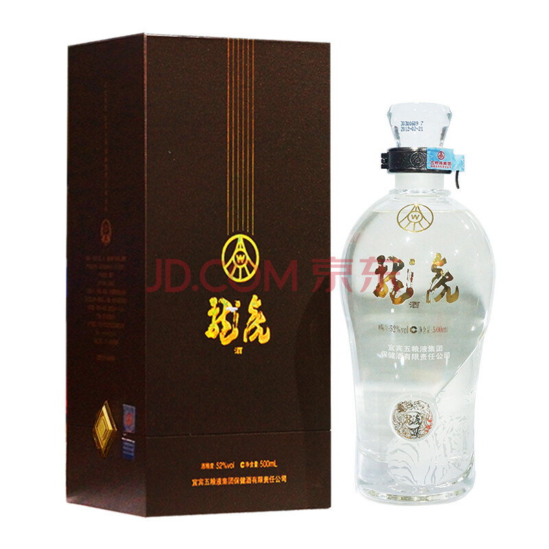 ÎåÁ¸Òº¼¯ÍÅ 52¶ÈÁú»¢¾Æ 500ml µ¥Æ¿ 2012ÄêÉú²ú