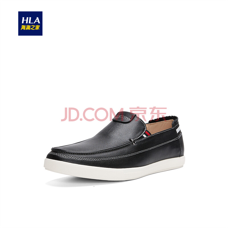 HLAº£À½Ö®¼ÒÌ׿ÚÐÝÏÐÆ¤Ð¬2018´º¼¾ÐÂÆ·ÈáÈíÊæÊÊÒ»½ÅµÅÄÐЬHSXDJ1E081A ºÚÉ«83 41